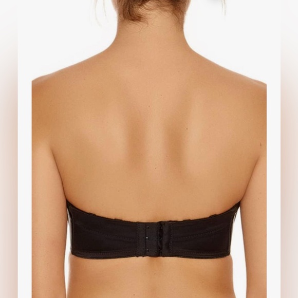 Fantasie 4530 Smoothing Moulded Strapless Bra Black New Size 36DD - Picture 5 of 8